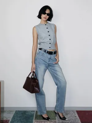 Retro Slim Straight Jeans