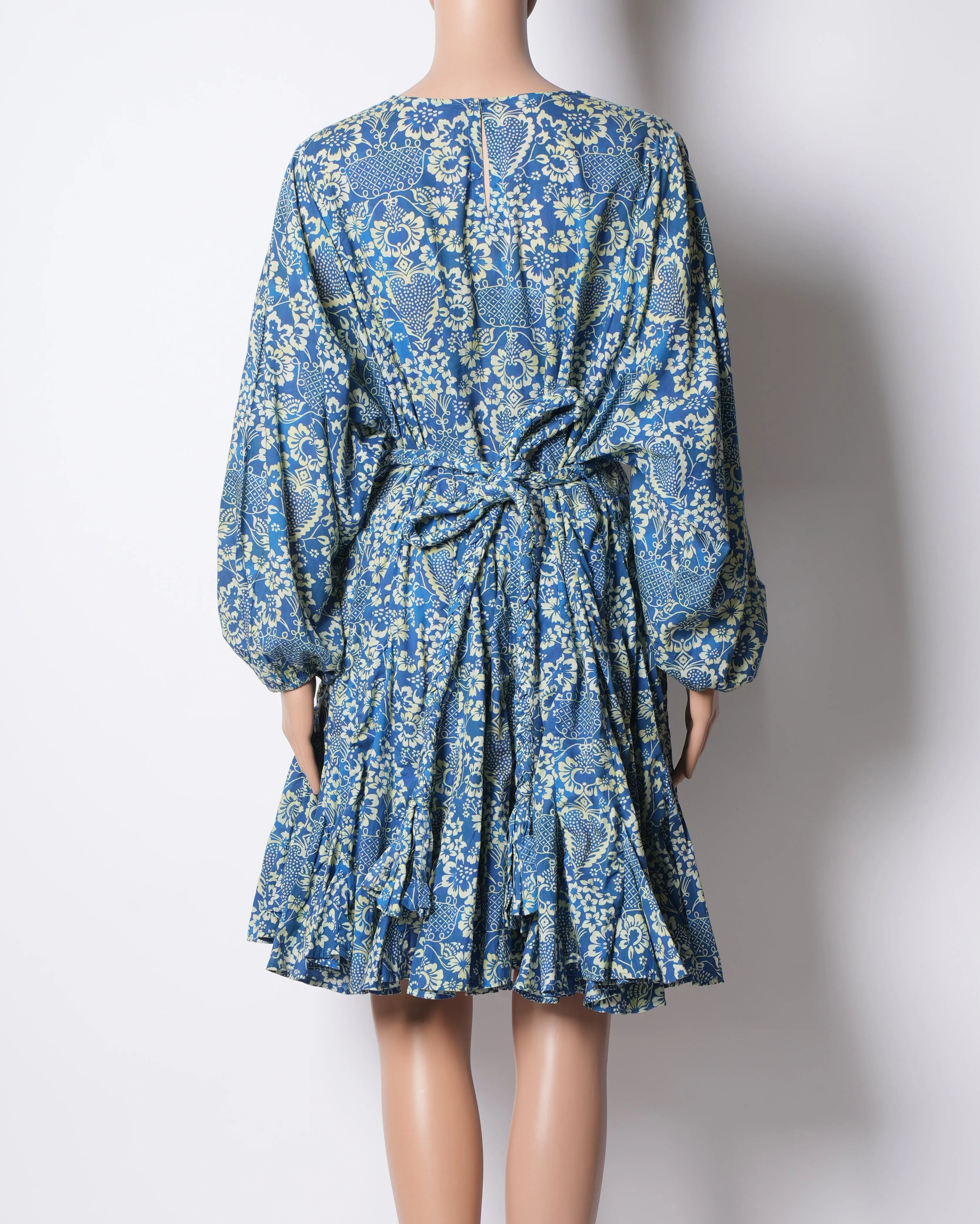 Rhode Floral Blue Mini Dress