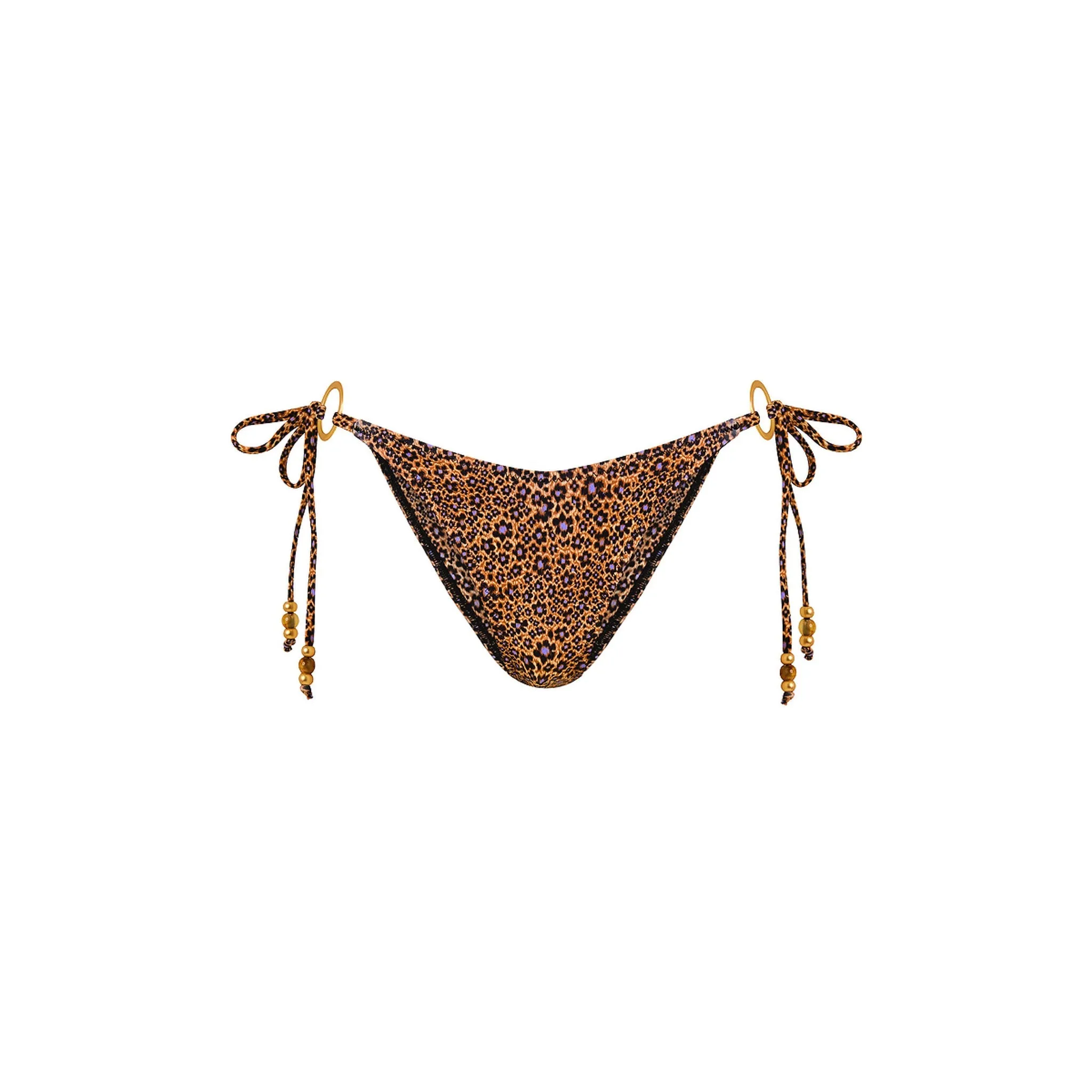 Ring Cheeky Tie Bikini Bottom - Kosmic Kat