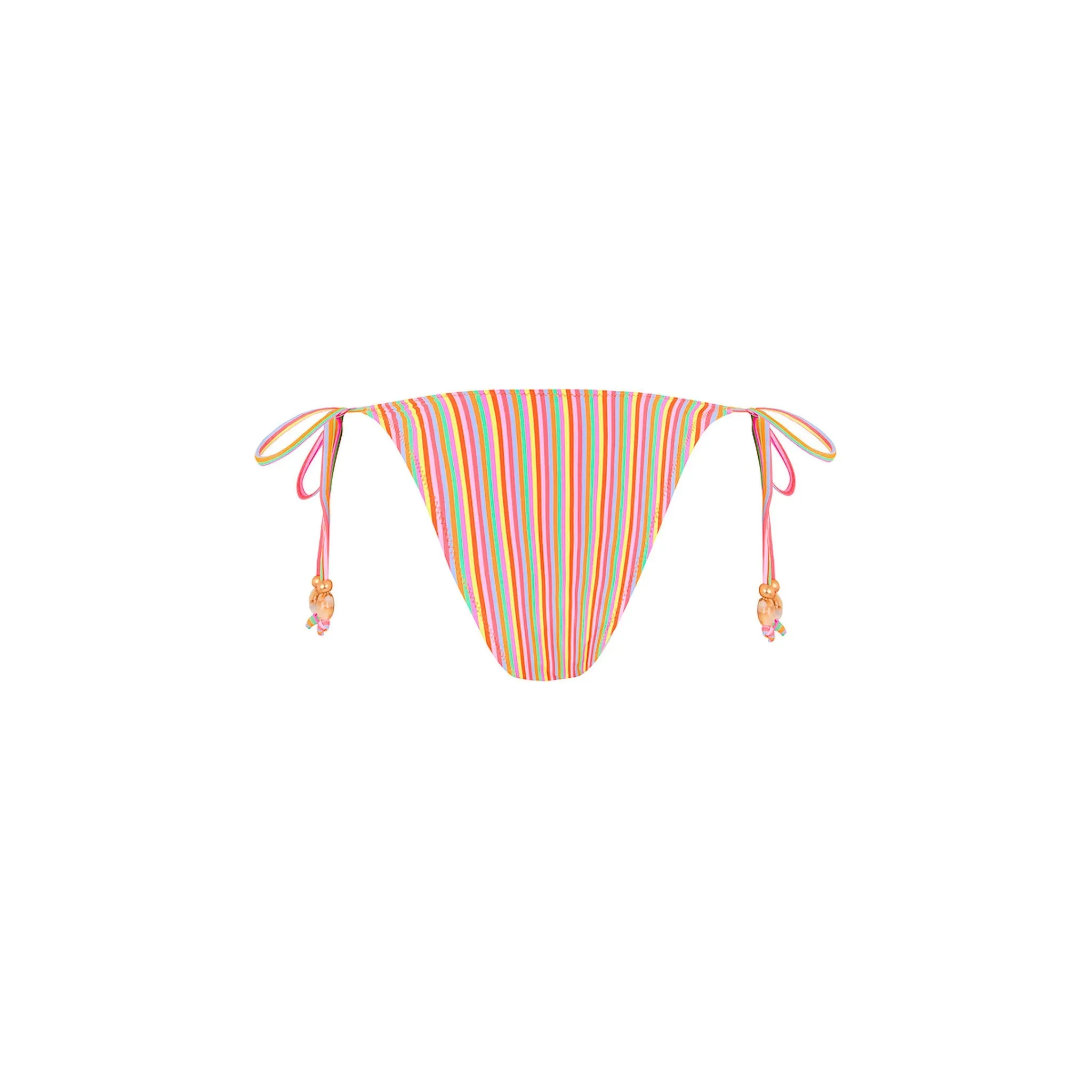 Ring Cheeky Tie Bikini Bottom - Sunshine Sorbet