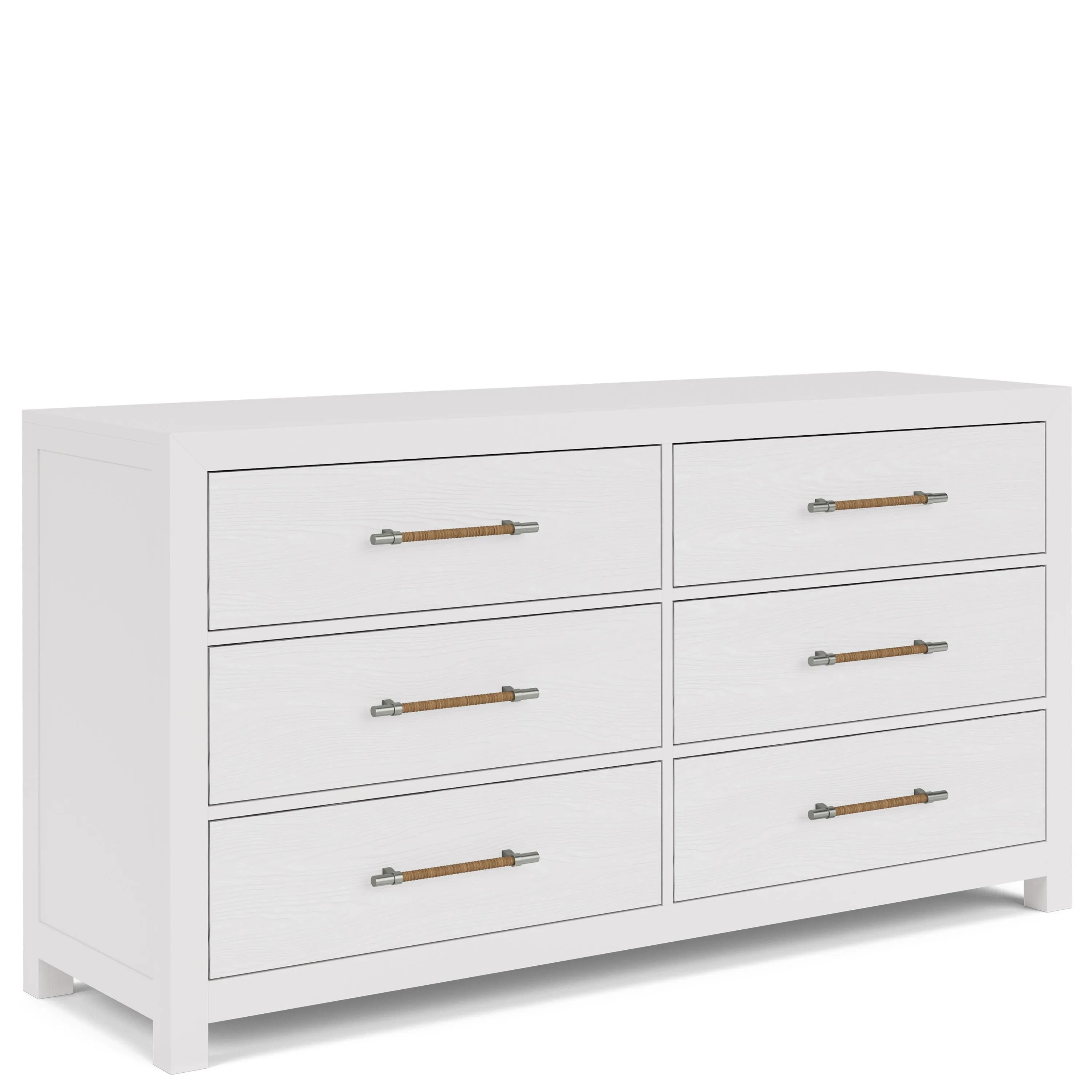 Rosalie 6-drawer Dresser-wht