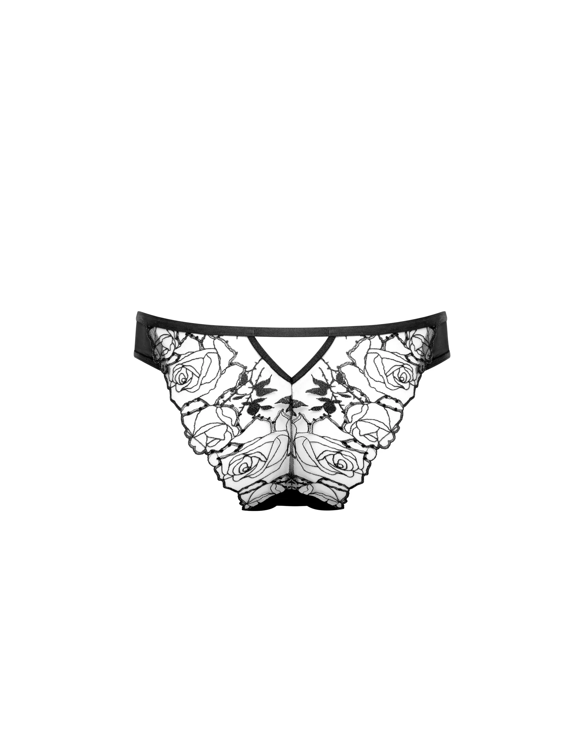 Rosalie Panties Black/Sheer