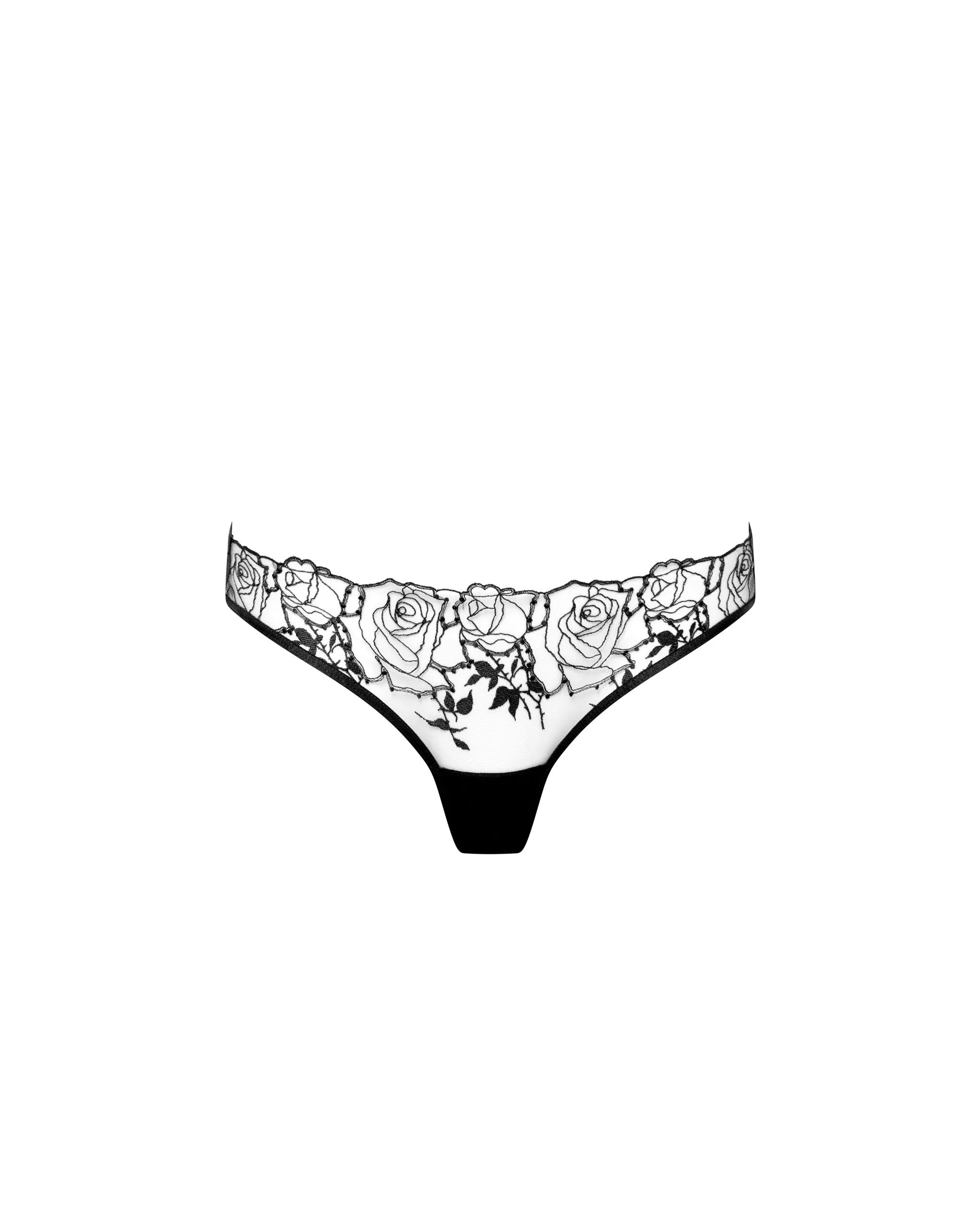 Rosalie Panties Black/Sheer