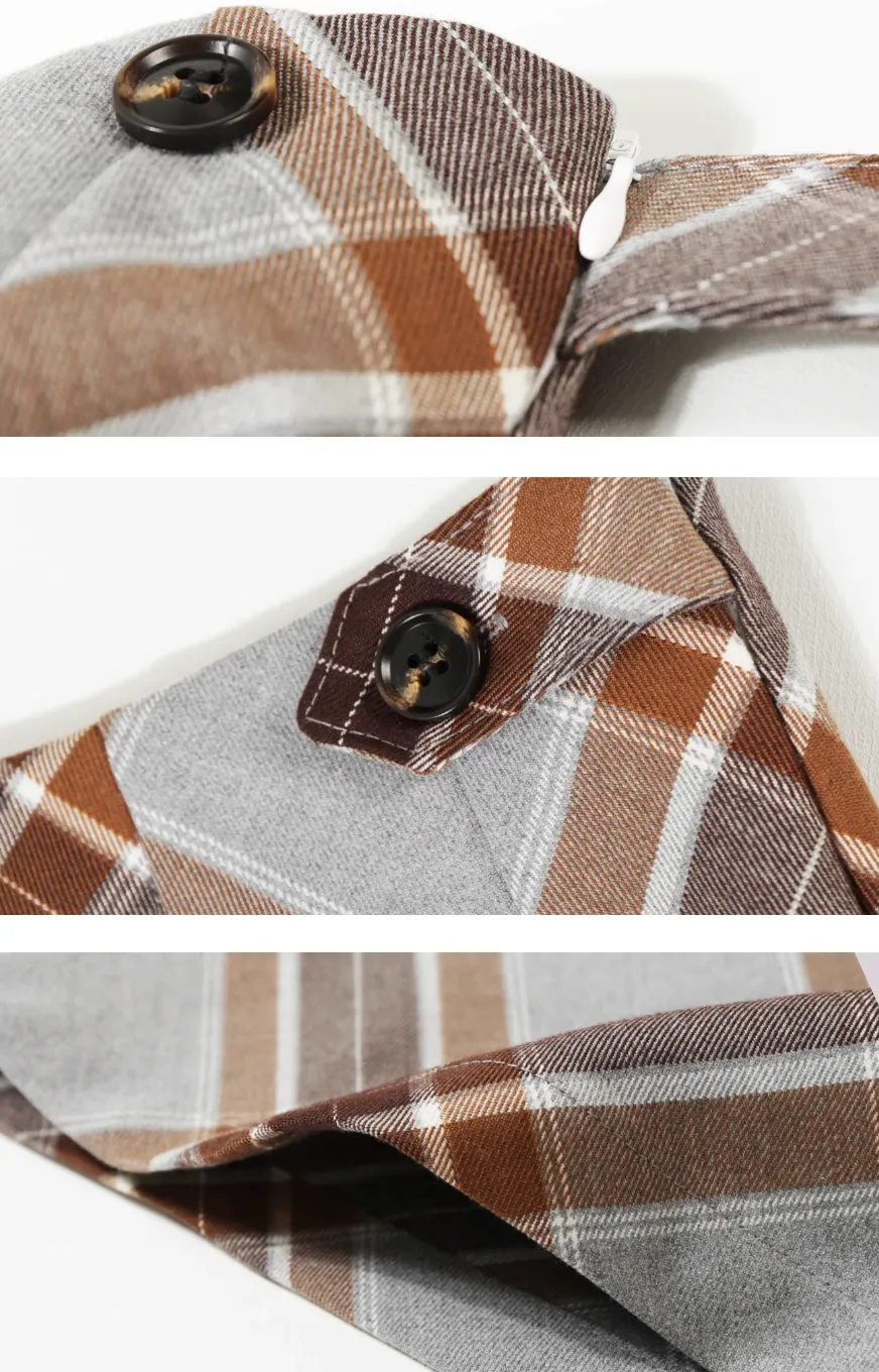 Scottish Plaid High Waist Skirt