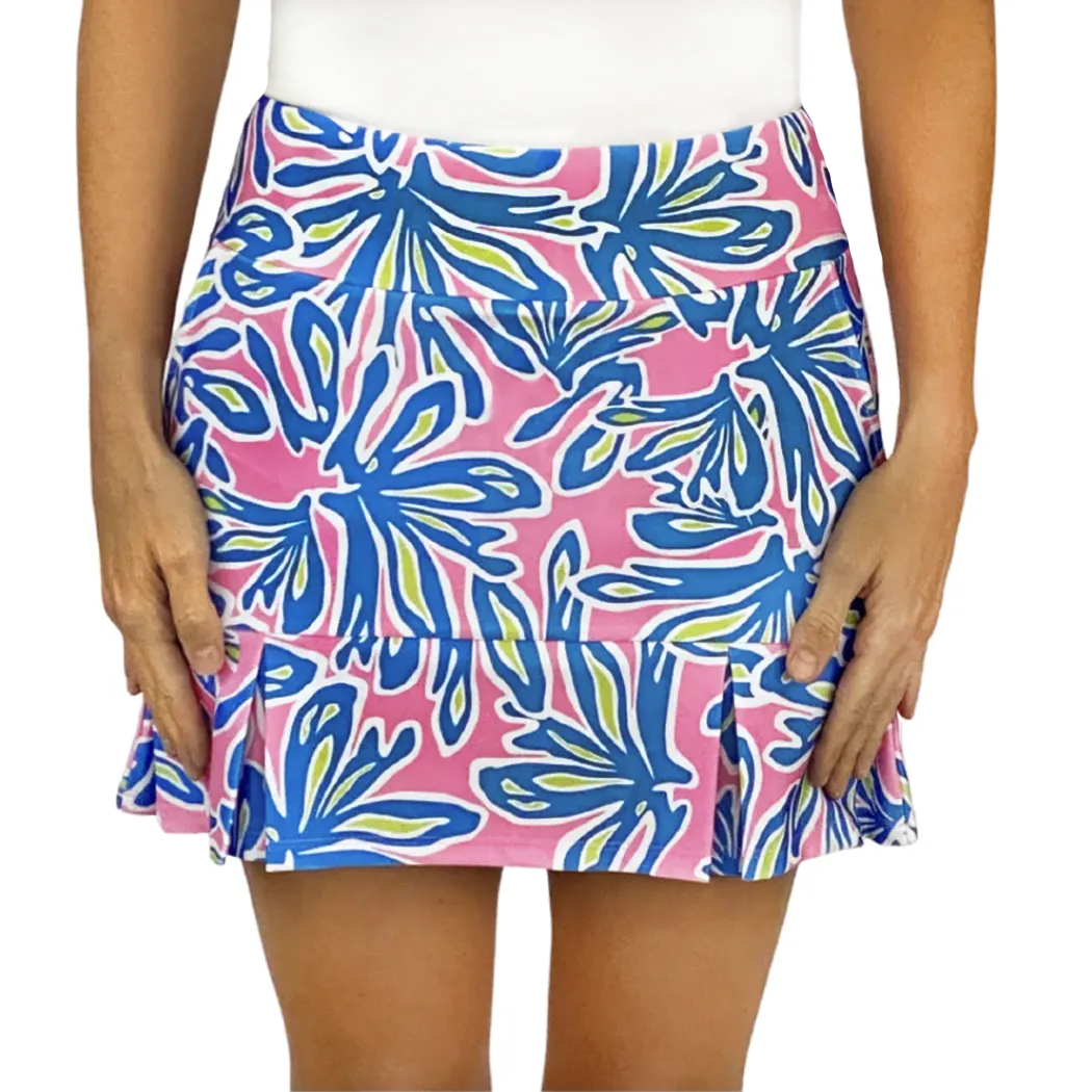 Scottsdale Pleated Skort in Beach Palm Pink