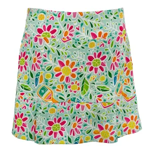 Scottsdale Pleated Skort in Pickle Me Pink Aqua