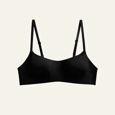 Seamless Tube Top Bra - Women's Small Chest Upper Support Non-Wire