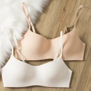 Seamless Tube Top Bra - Women's Small Chest Upper Support Non-Wire