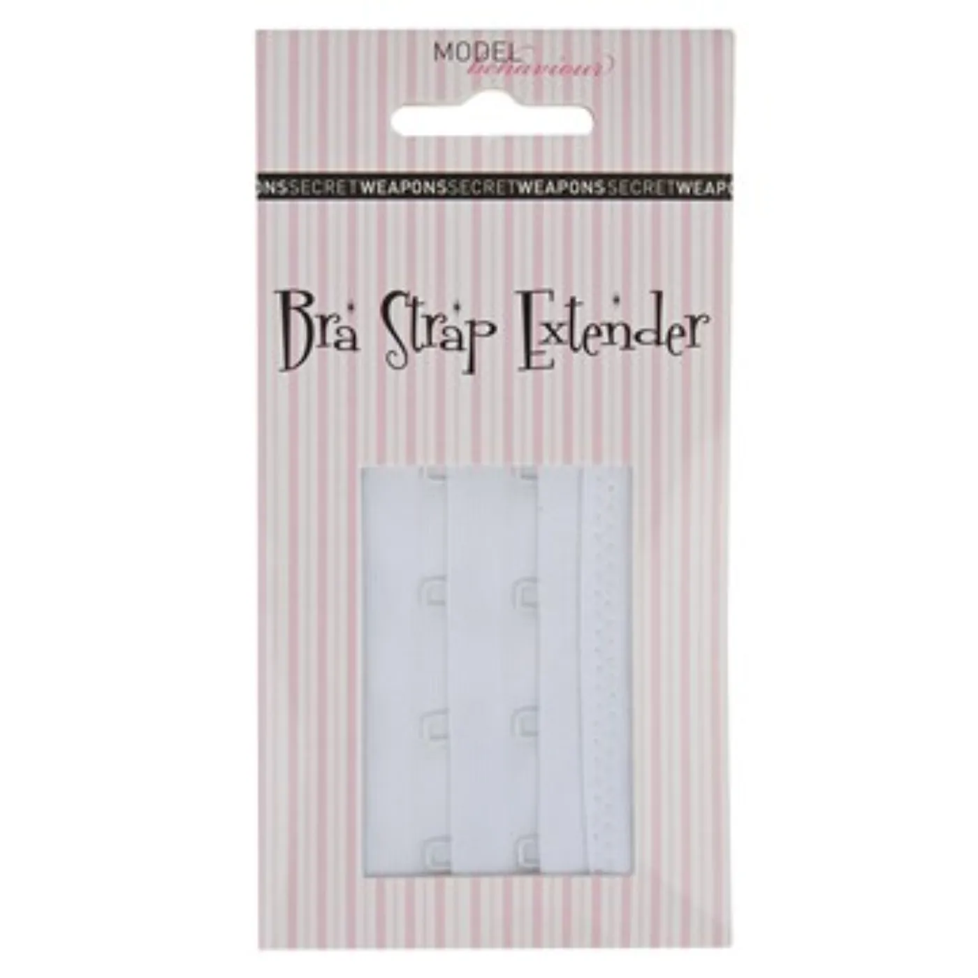 Secret Weapons 2 Hook Bra Extender | White