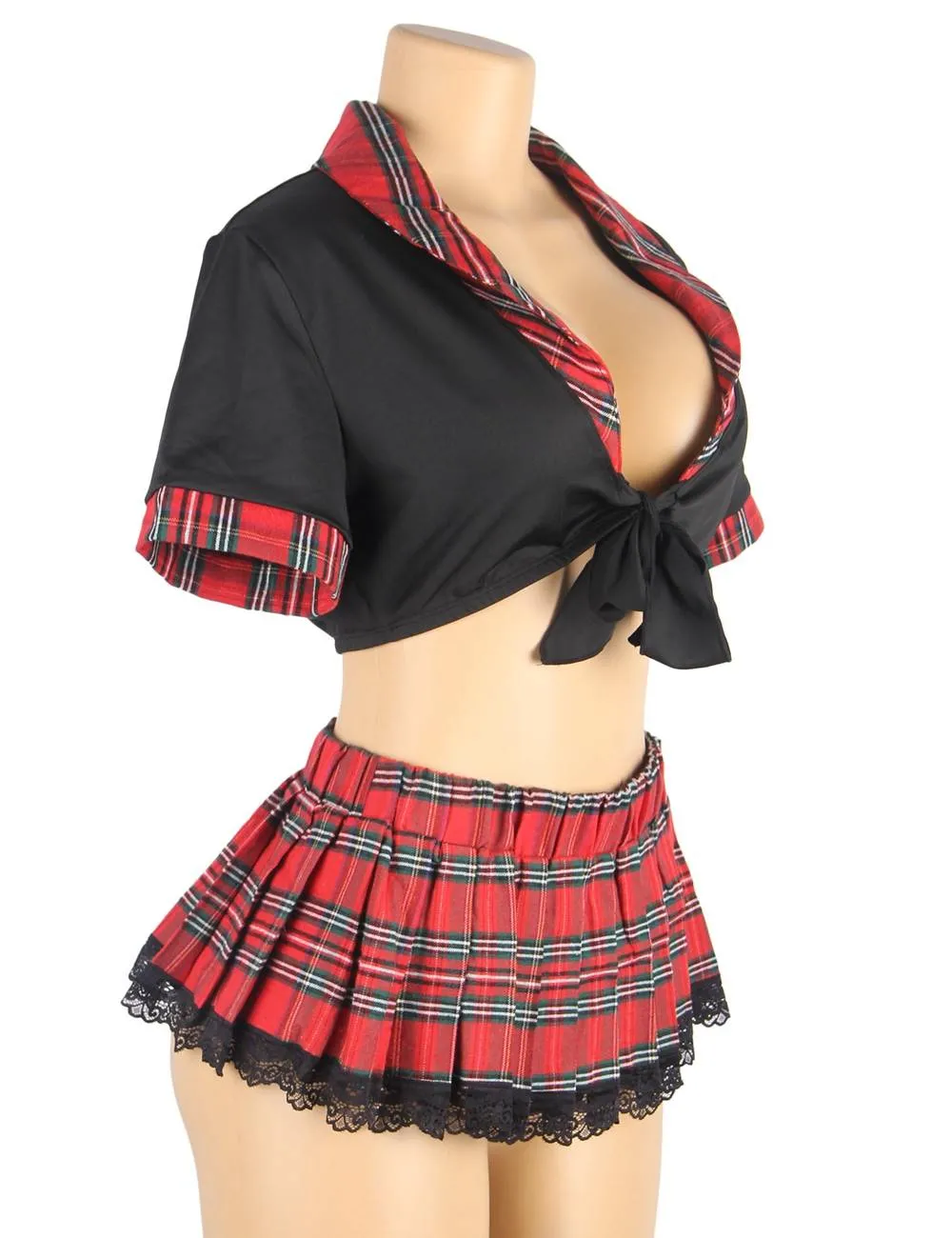 Sexy Egypt uniform high-quality student pleated skirt college style cosply suit