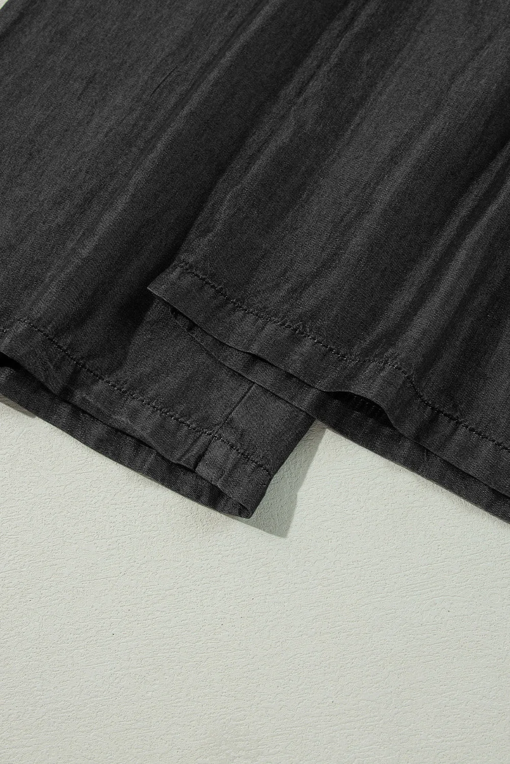 Side Pockets High Waist Wide Leg Lightweight Jeans