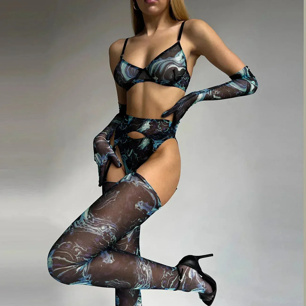 Sienna | 5-Piece Tie-Dye Intimate Set