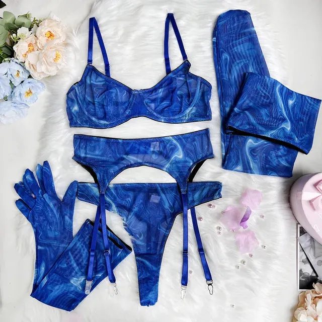 Sienna | 5-Piece Tie-Dye Intimate Set