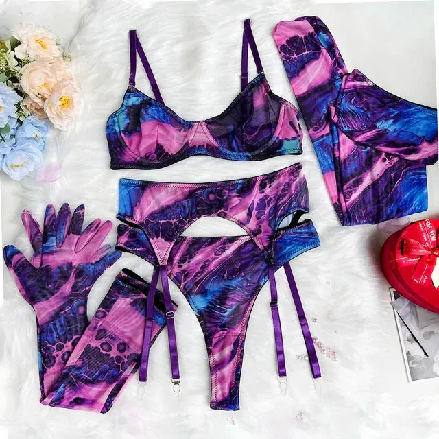 Sienna | 5-Piece Tie-Dye Intimate Set