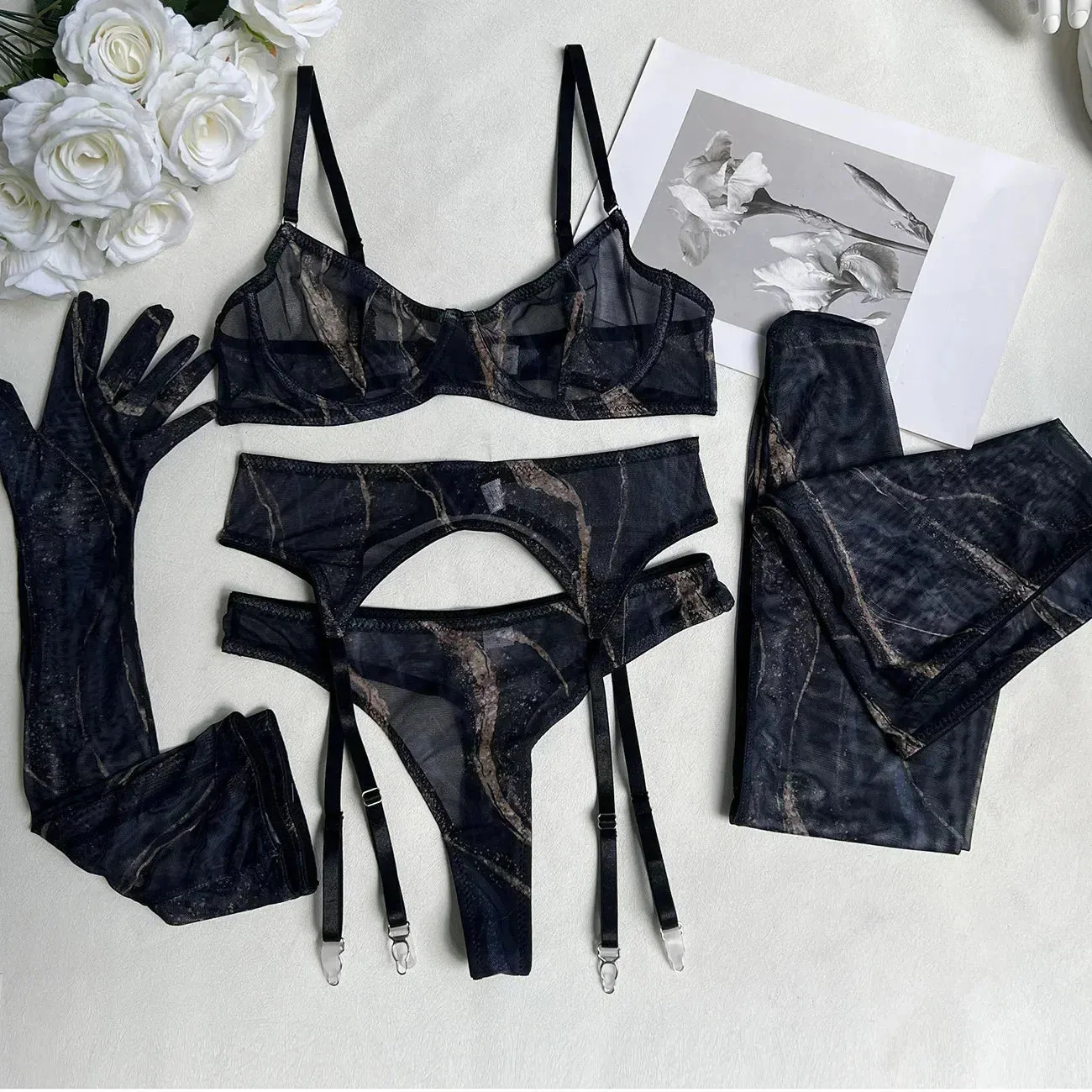 Sienna | 5-Piece Tie-Dye Intimate Set