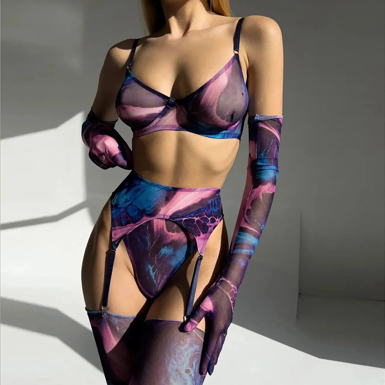 Sienna | 5-Piece Tie-Dye Intimate Set