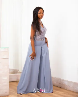 Silver Luxe Jumpsuit