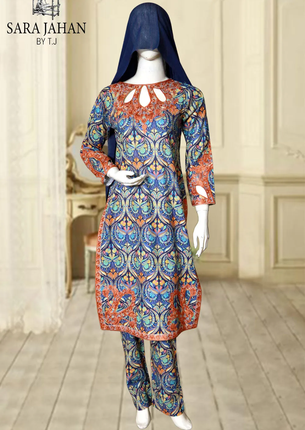 SJ-112 Readymade Khaddar Suit