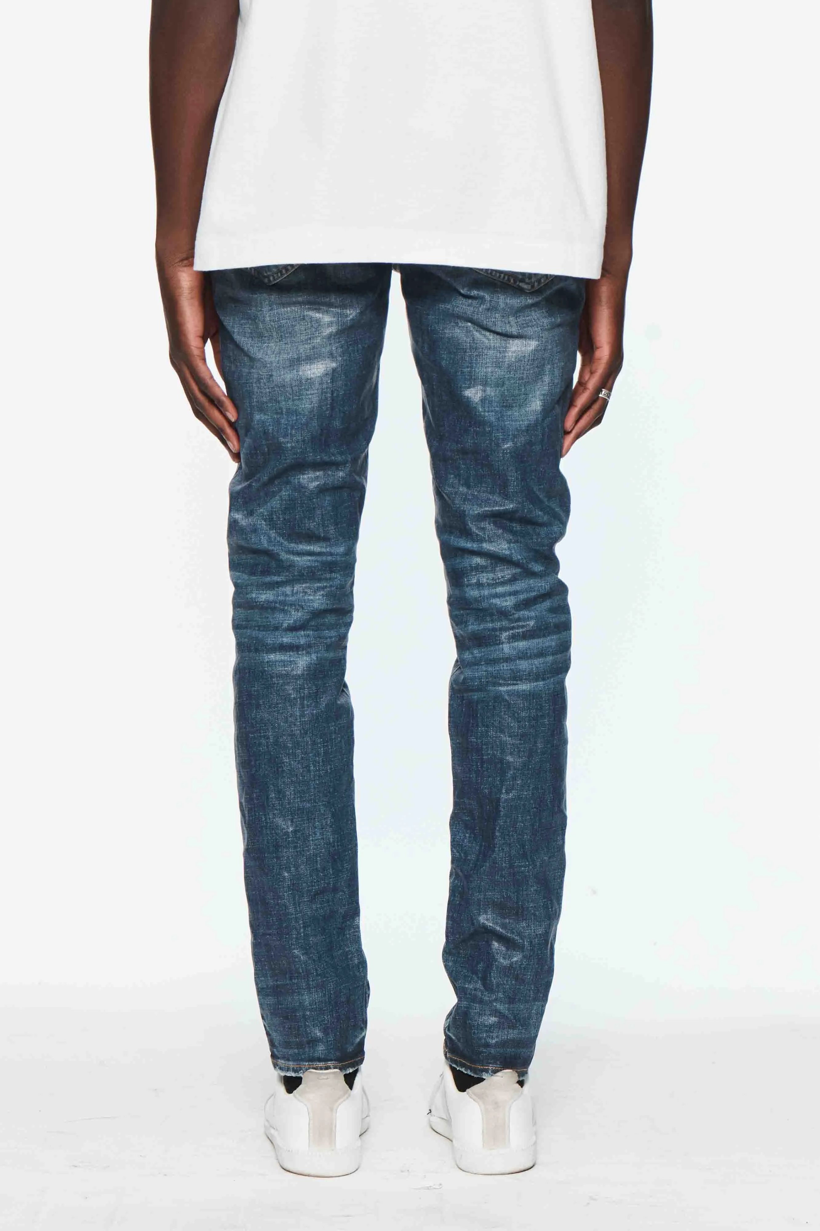 Skinny Vintage Coated - Dk Indigo