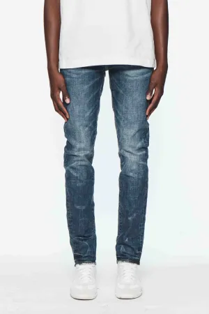 Skinny Vintage Coated - Dk Indigo