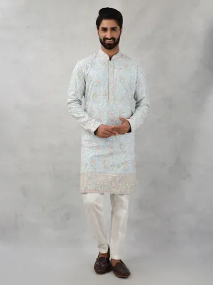 Sky Blue Kurta Pajama | TULA