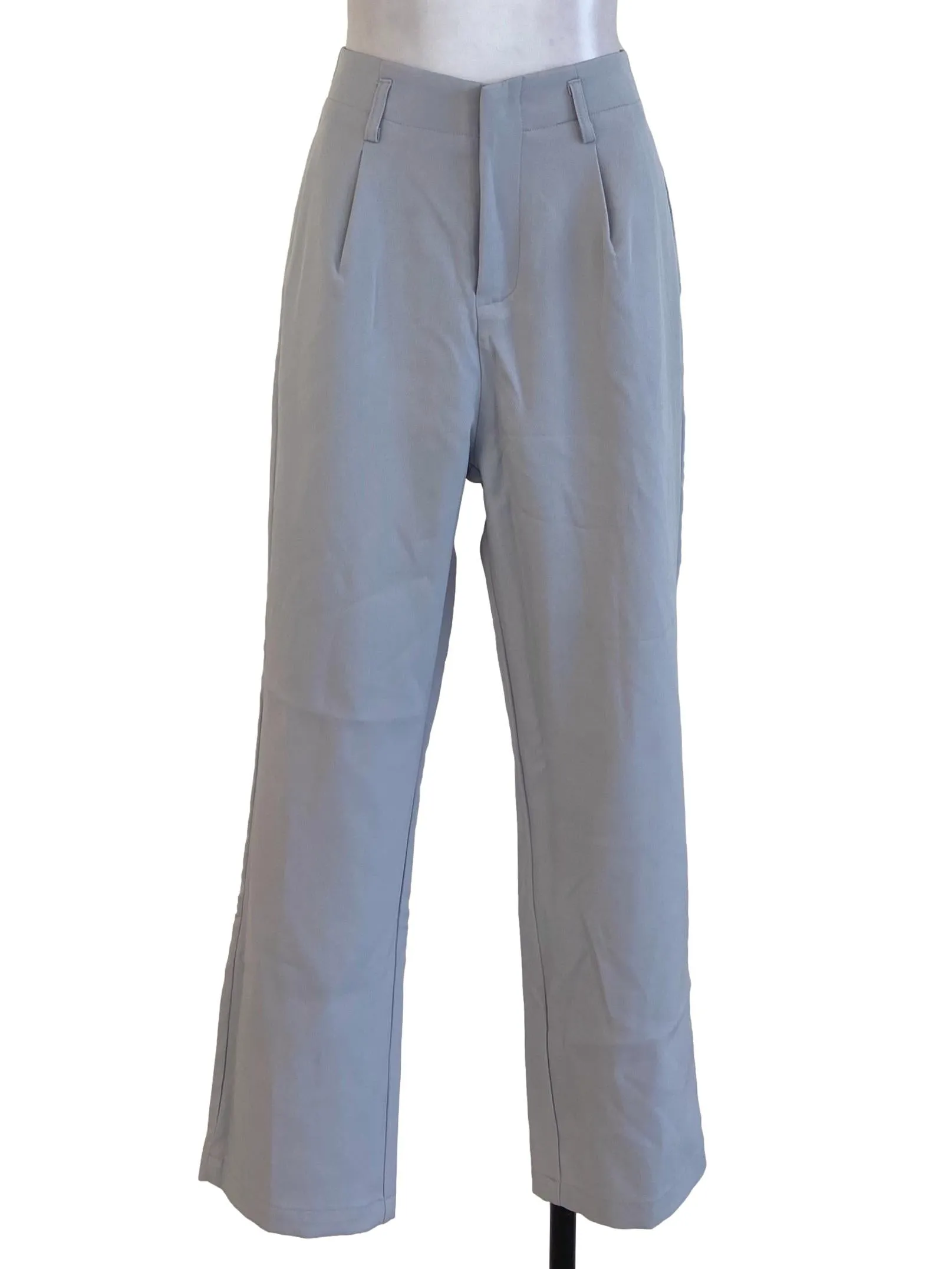 Sky Blue Pegged Long Pants