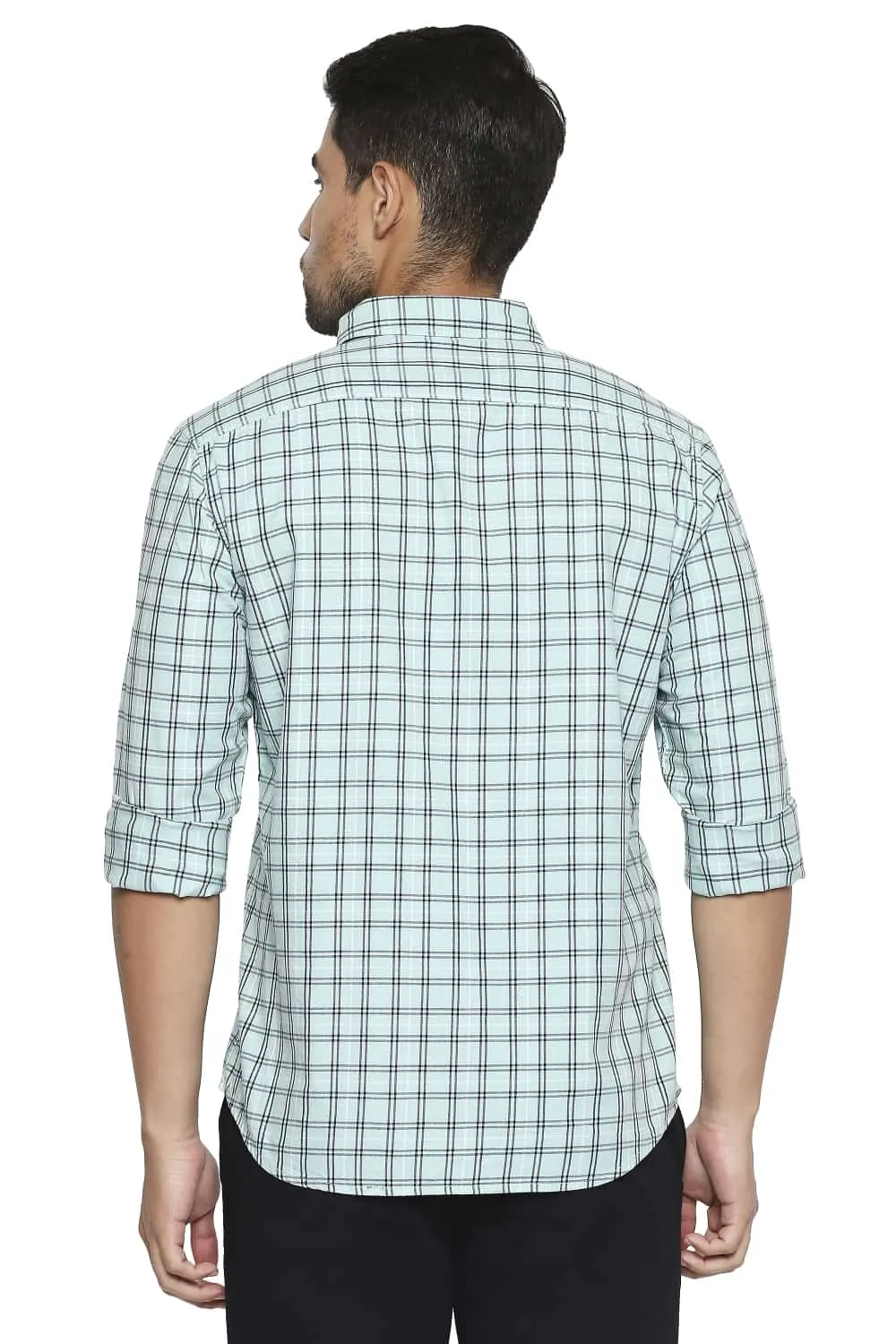 Slim Fit Checks Shirt