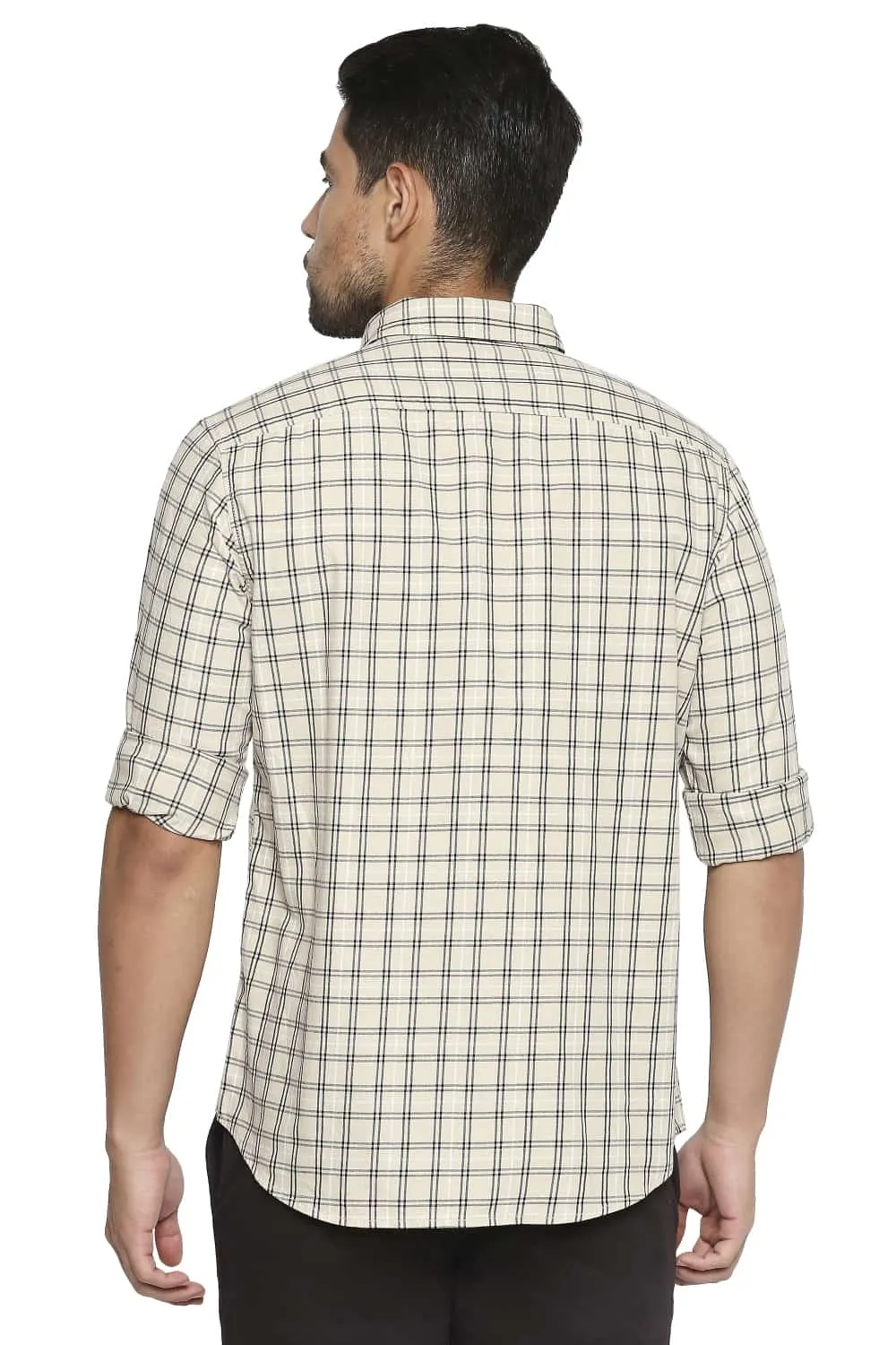 Slim Fit Checks Shirt