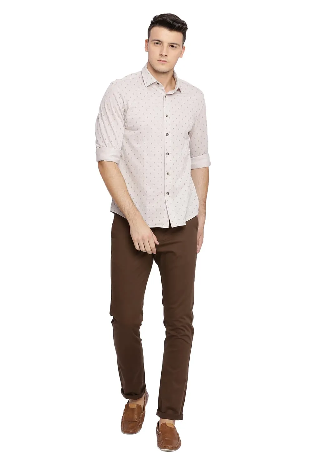 Slim Fit Knit Shirt