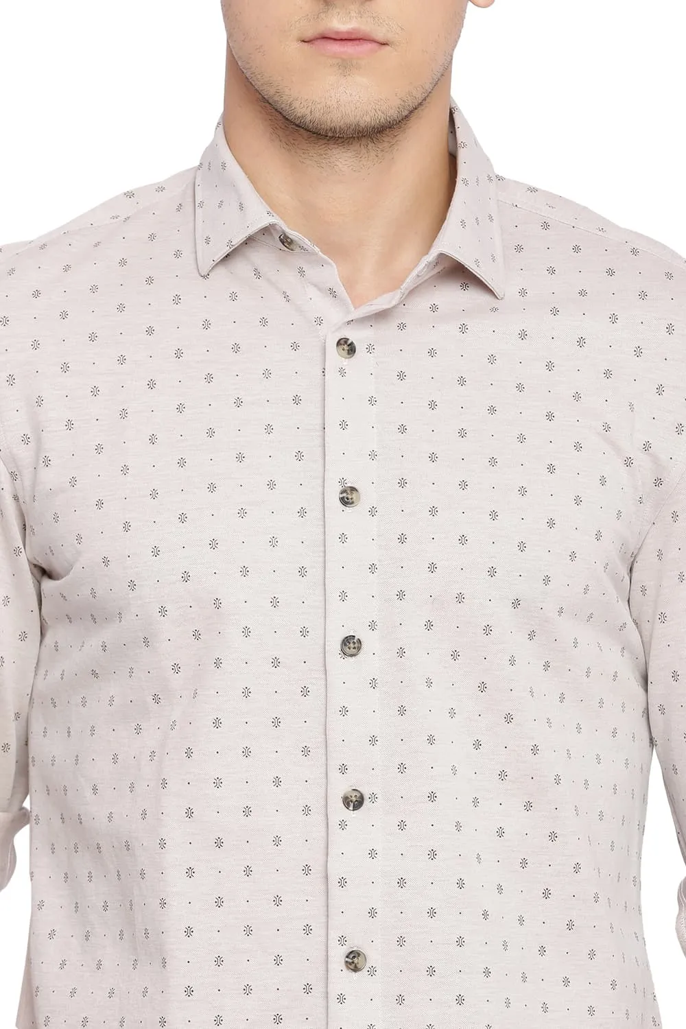 Slim Fit Knit Shirt