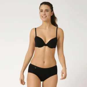Sloggi Basic  Midi Brief 4 Pack | Black