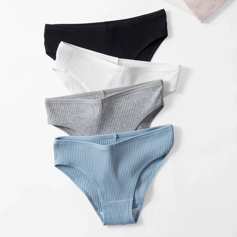 Soft and Sexy: Striped Cotton Women's Panties for Ultimate Comfort