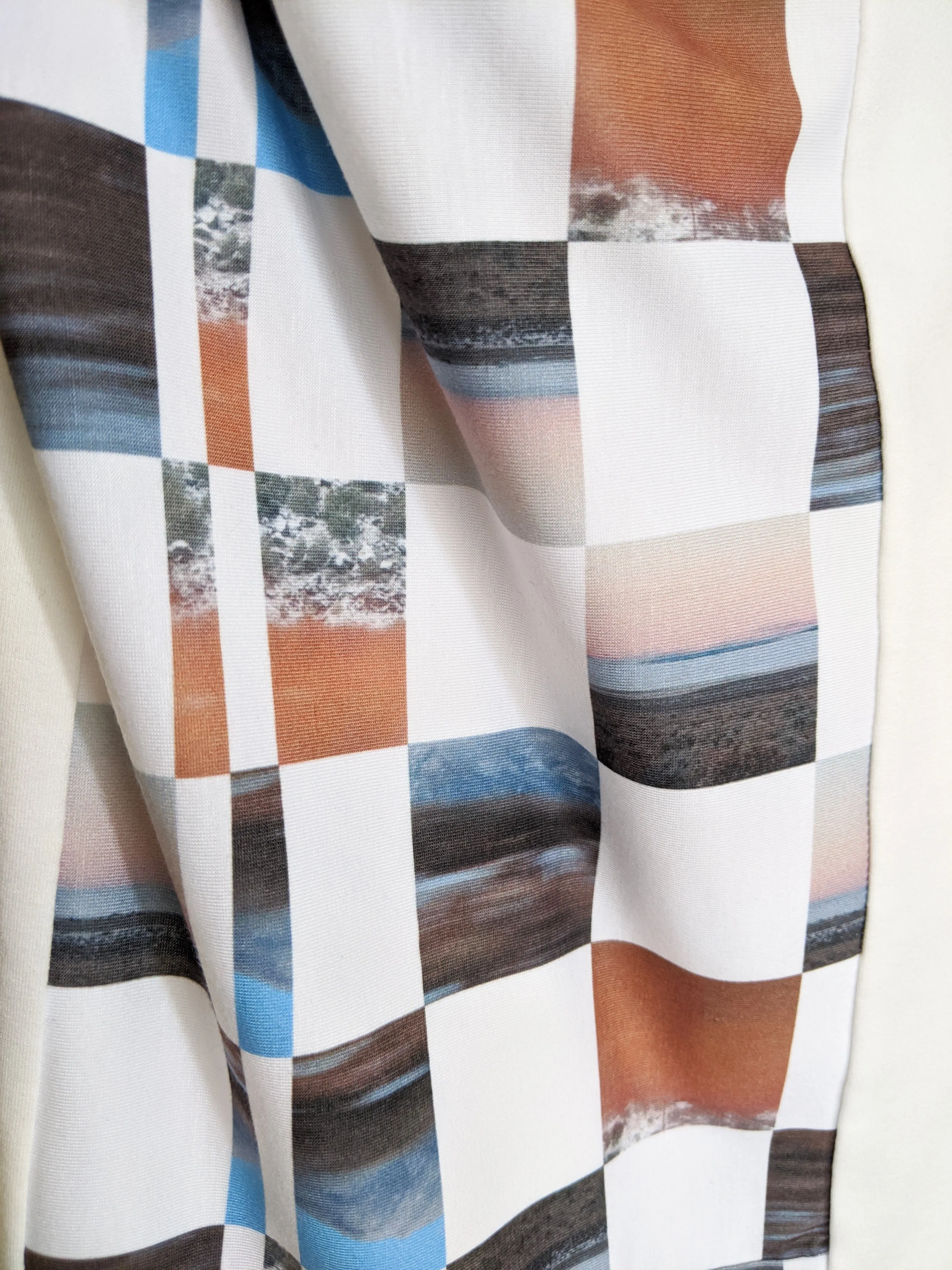 Split Dolman Sleeve Print