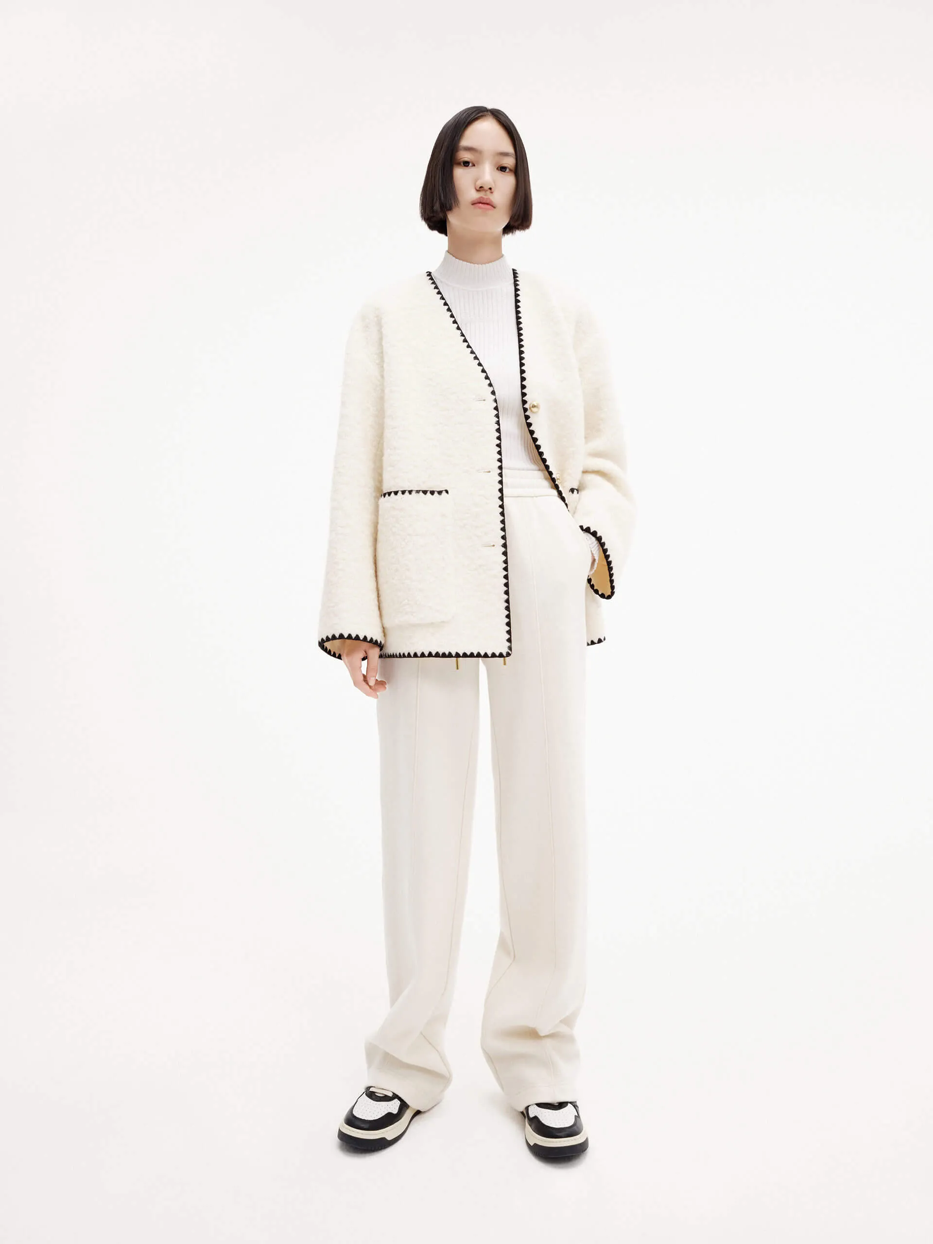 Straight Drawstring Pants