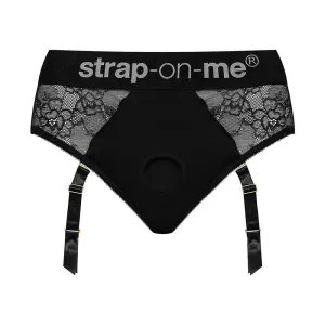 Strap on me Black Diva Large Harness Lingerie for Her