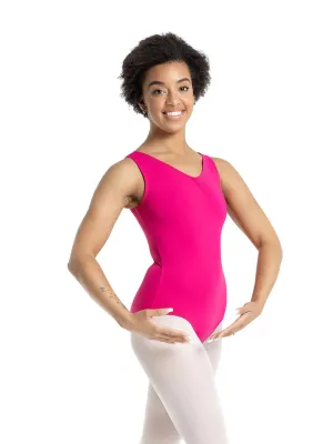 Studio Collection Pinch Front Tank Leotard - Girls TC0045C- SE1008W- sale