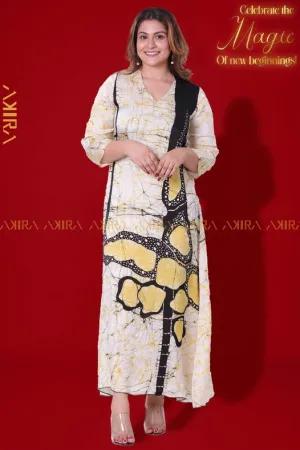 Sunny Time Designer Silk Dress | Kaftan, Bohemian Dress, Floral Dress, Boho Maxi Dress