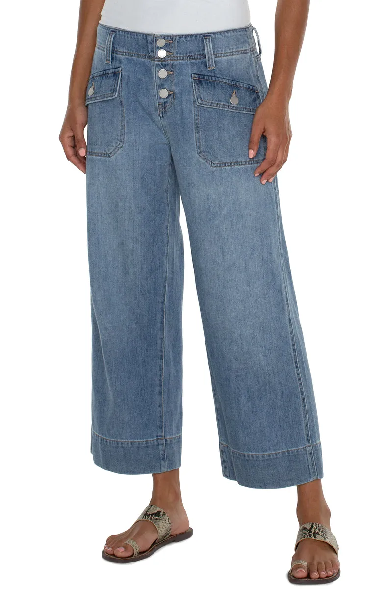 Super Stride Denim with Flap Pockets - Cedar Mesa Wash
