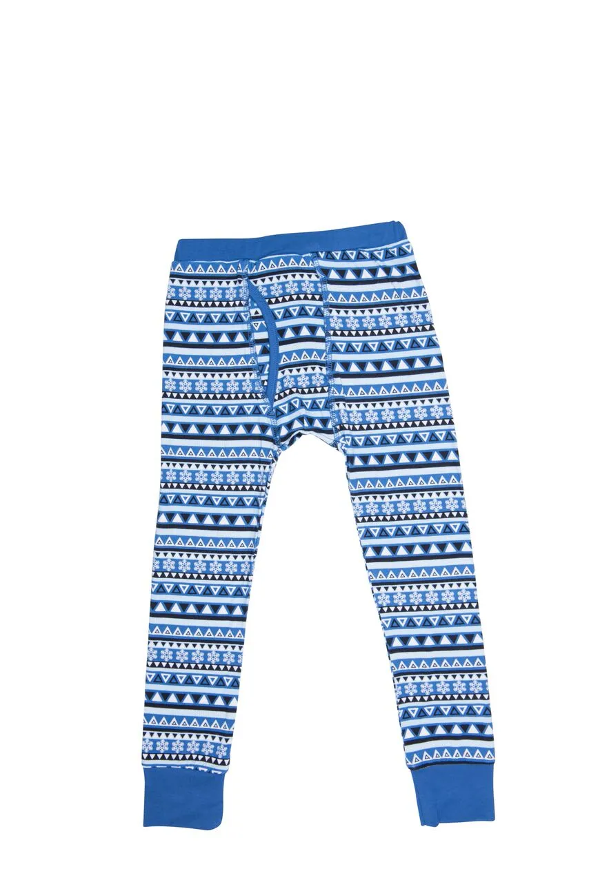 Sweet Bamboo Blue Tribal 2pc Pajama Set