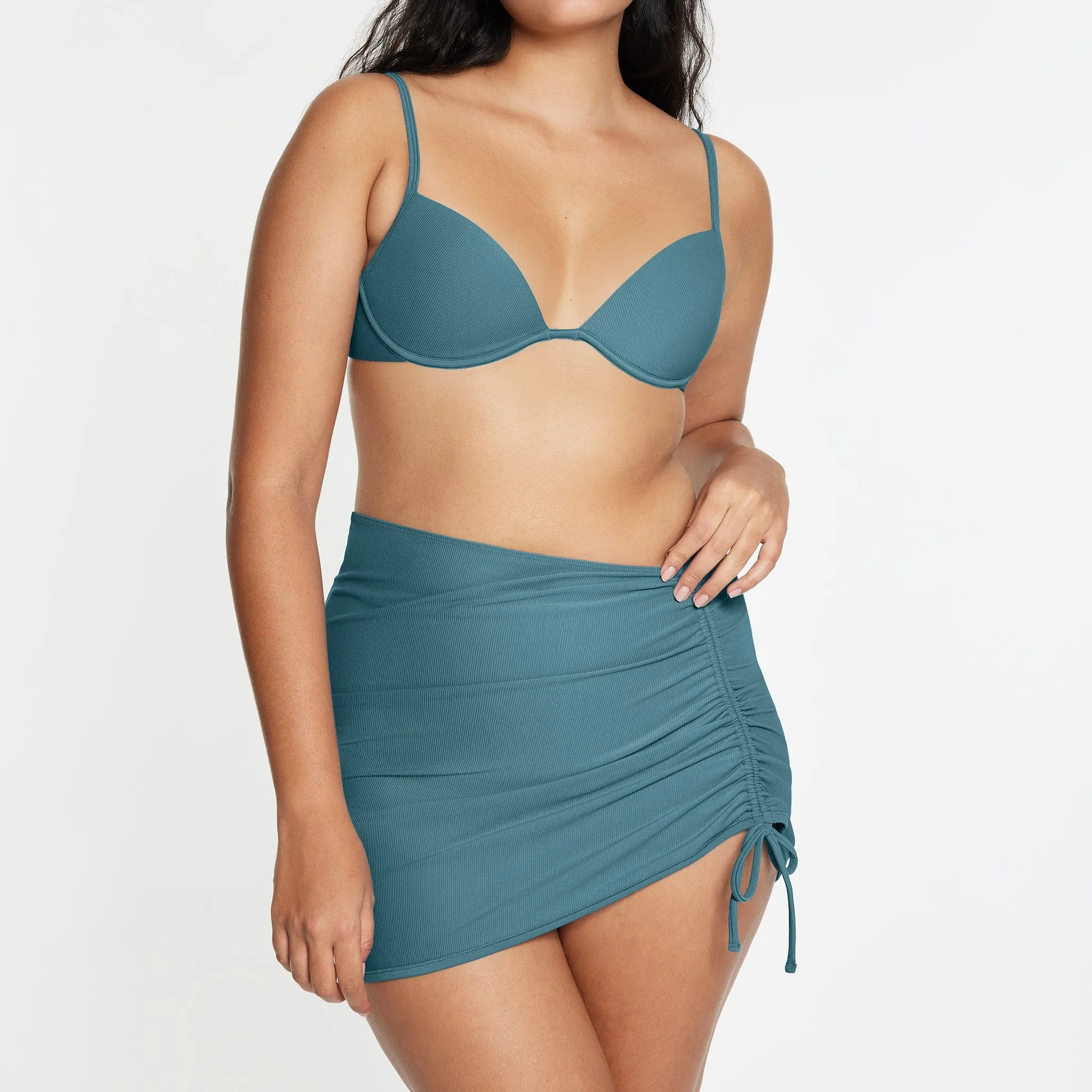 Swim Mini Skirt Ribbed Isle