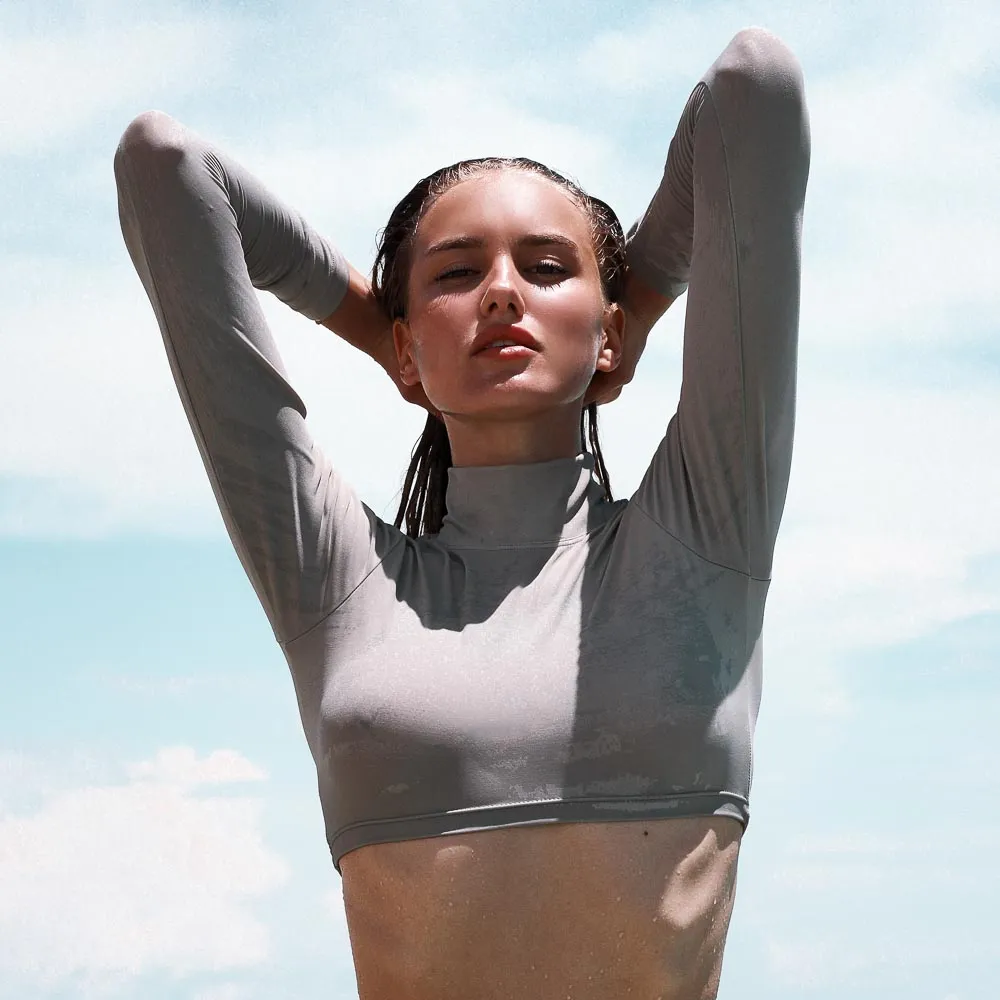 Swim Turtle Neck Top