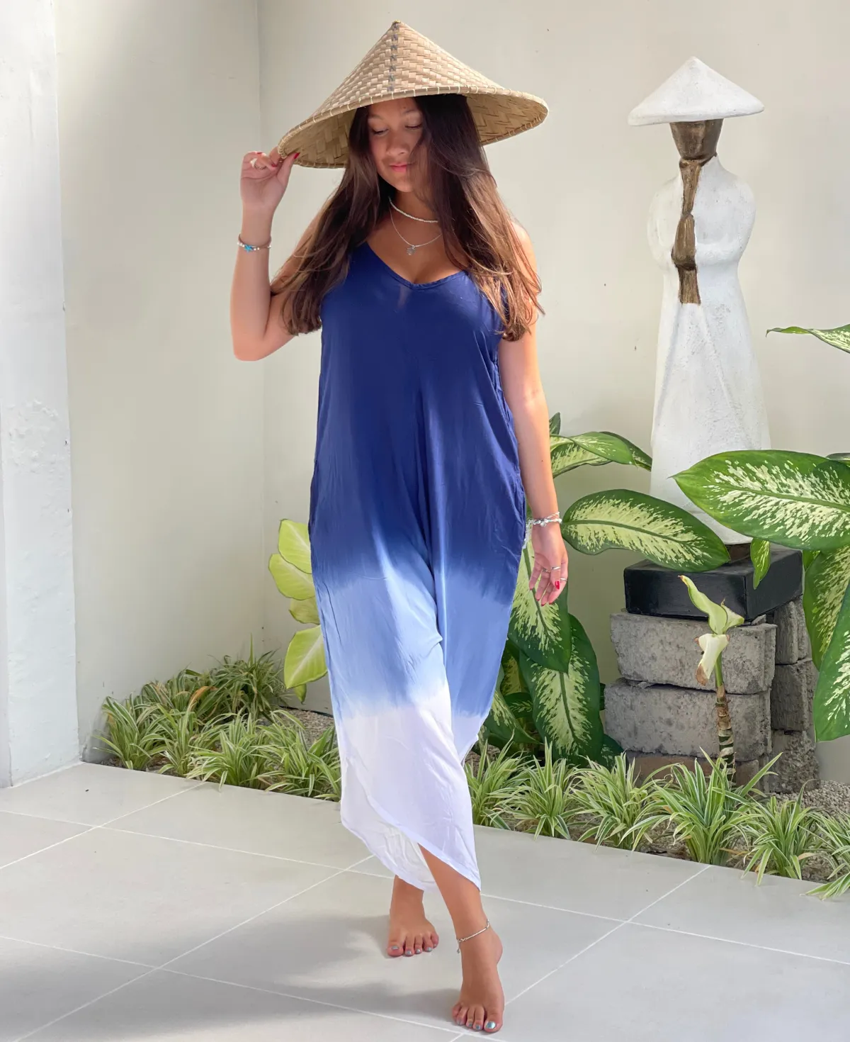 Tahiti Rayon Voile Romper