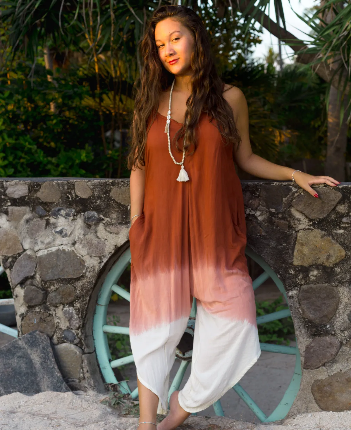 Tahiti Rayon Voile Romper
