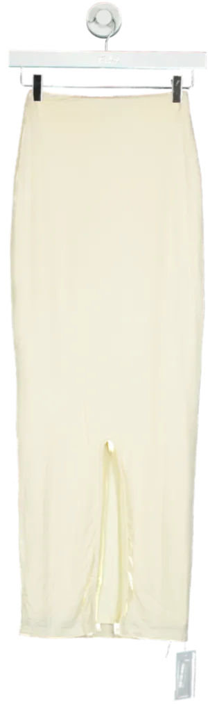 That’s So Fetch Cream Midi Skirt UK 4
