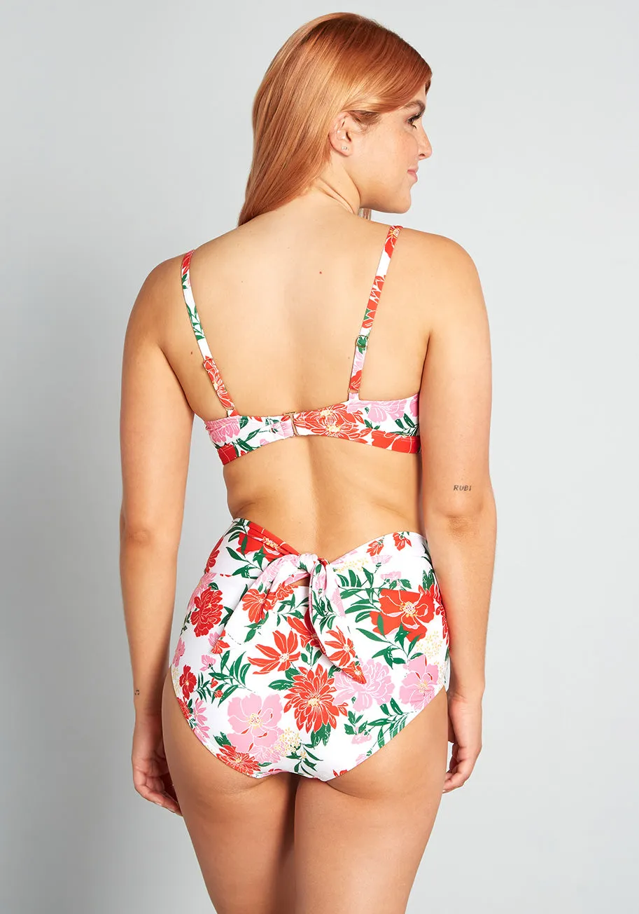 The Clarice High-Waisted Bikini Bottom