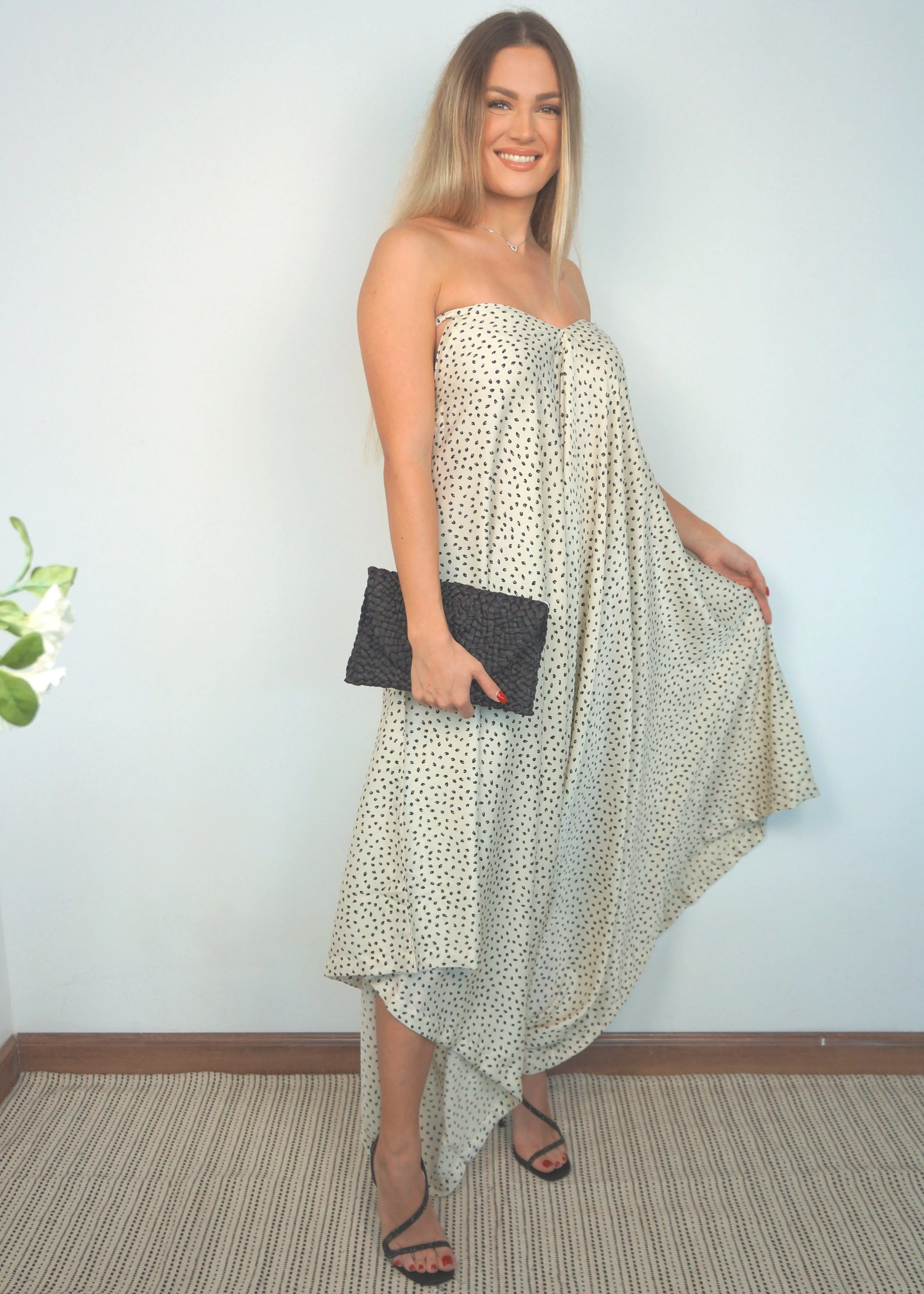 The Harem Jumpsuit - Ivory Jungle
