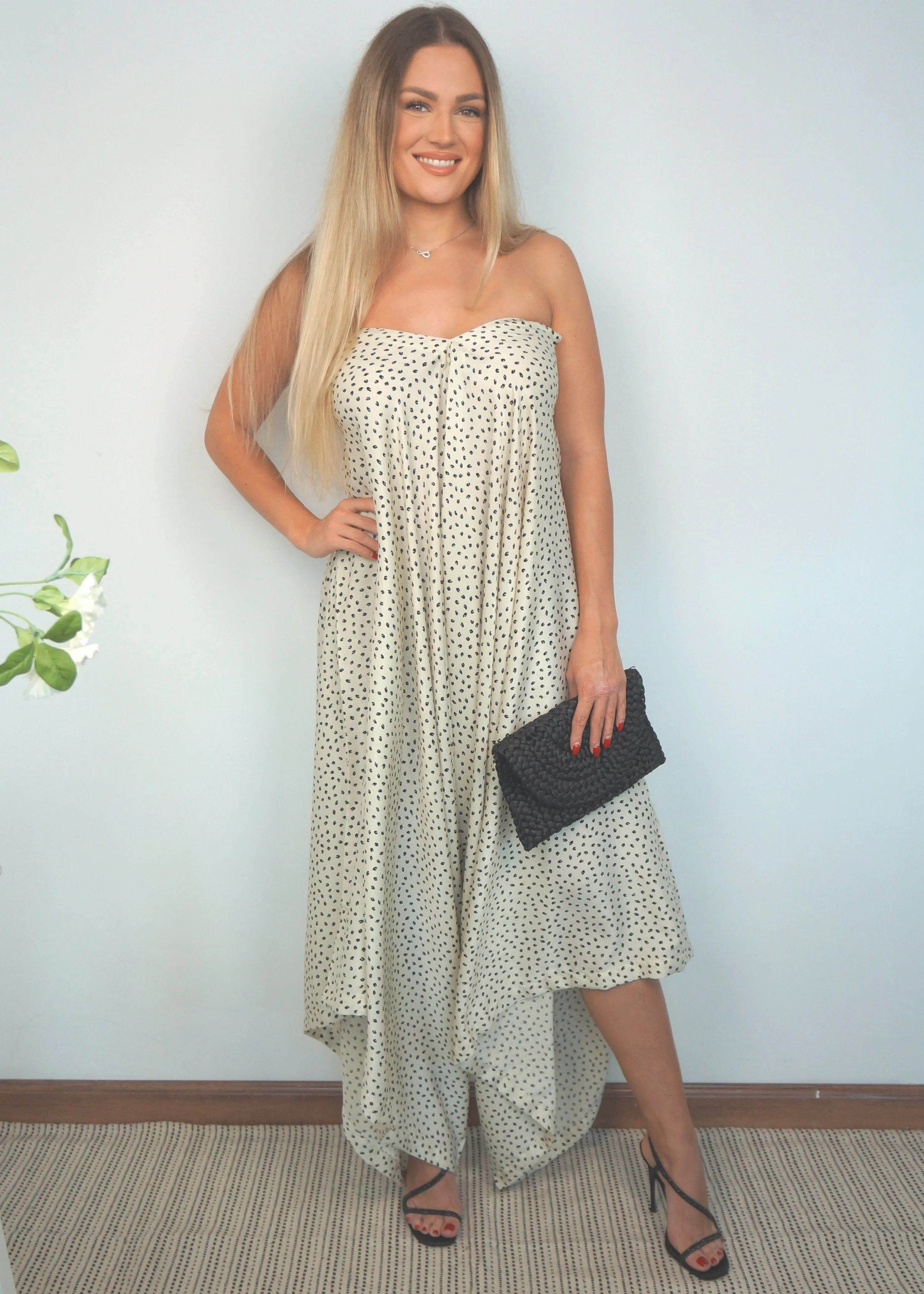 The Harem Jumpsuit - Ivory Jungle