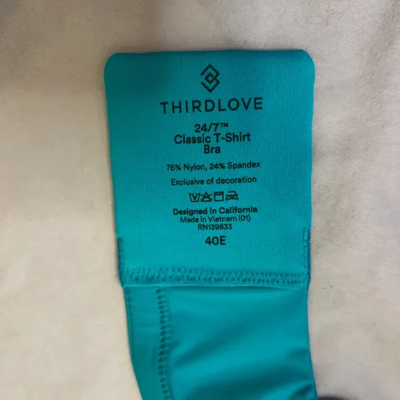 ThirdLove 24/7 Classic T-shirt bra 40E