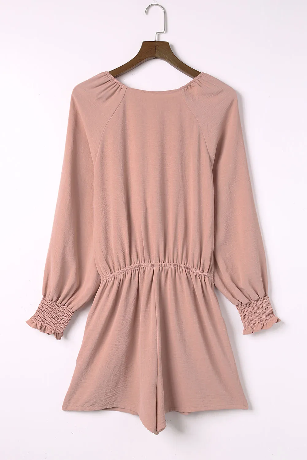 Tie Knot Puff Sleeve Romper