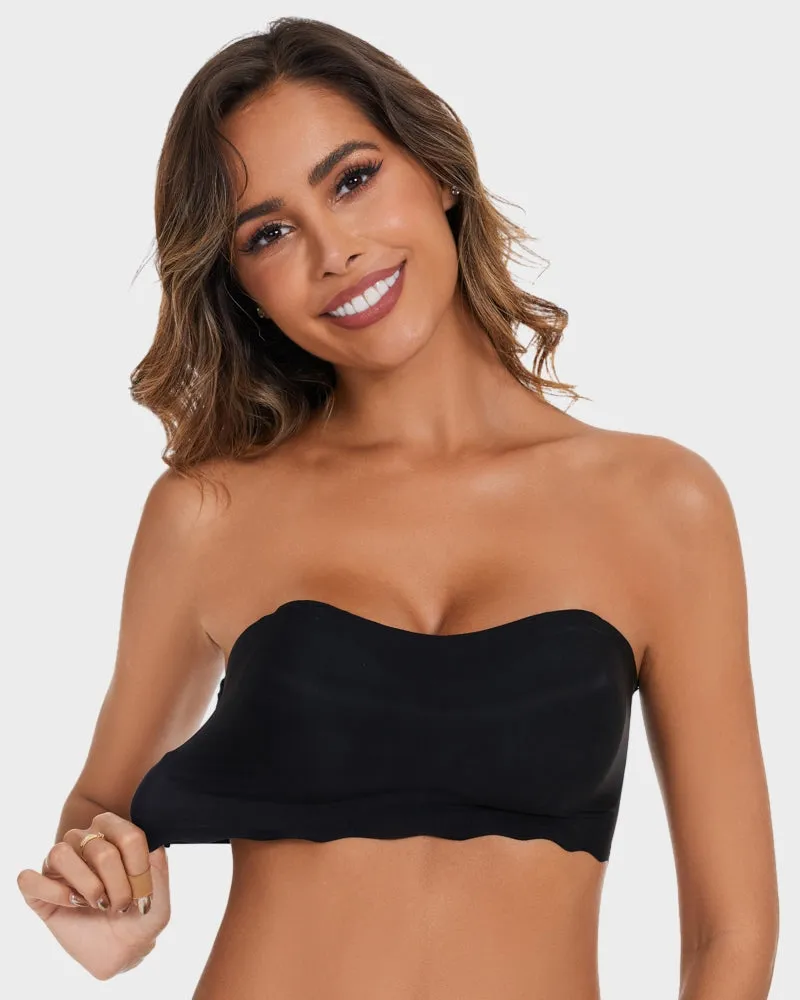 Ultimate Strapless Invisible Push-Up Bra for All-Day Lift and Comfort